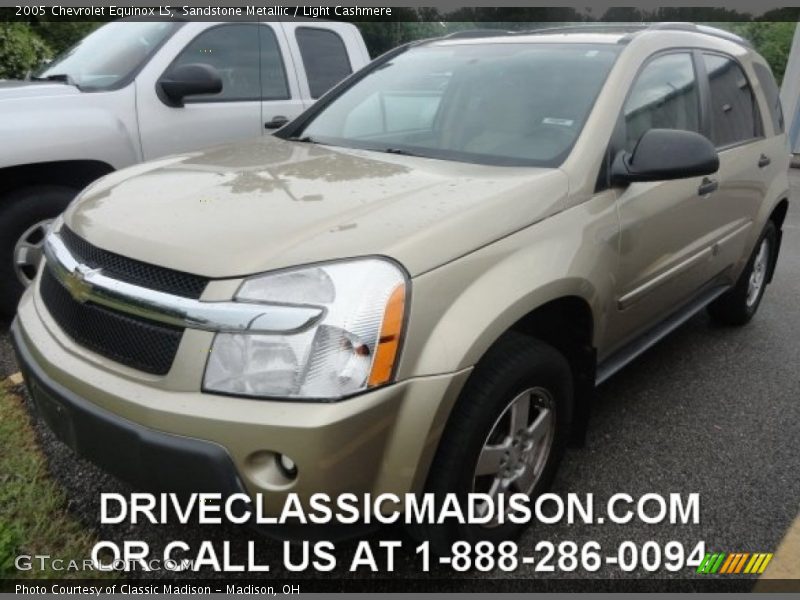 Sandstone Metallic / Light Cashmere 2005 Chevrolet Equinox LS