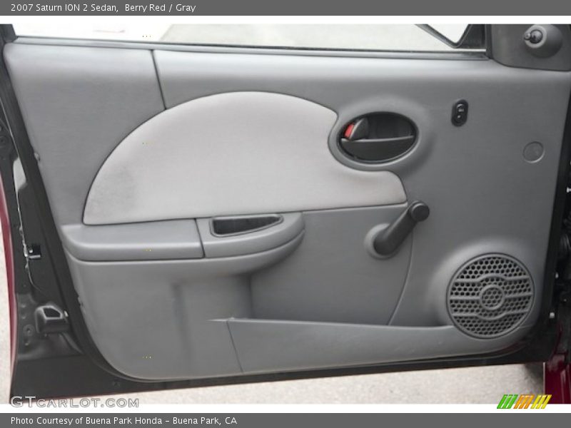Berry Red / Gray 2007 Saturn ION 2 Sedan