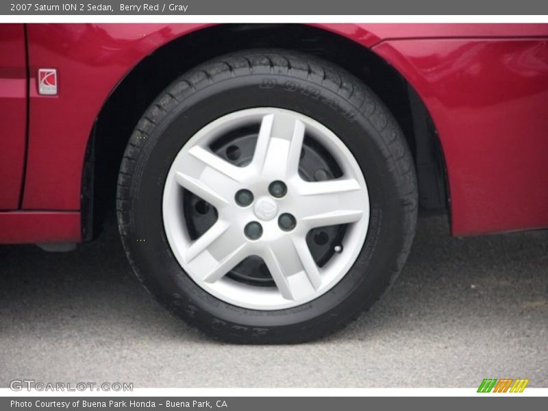 Berry Red / Gray 2007 Saturn ION 2 Sedan