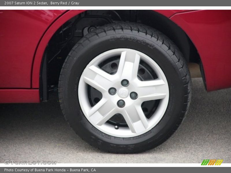 Berry Red / Gray 2007 Saturn ION 2 Sedan