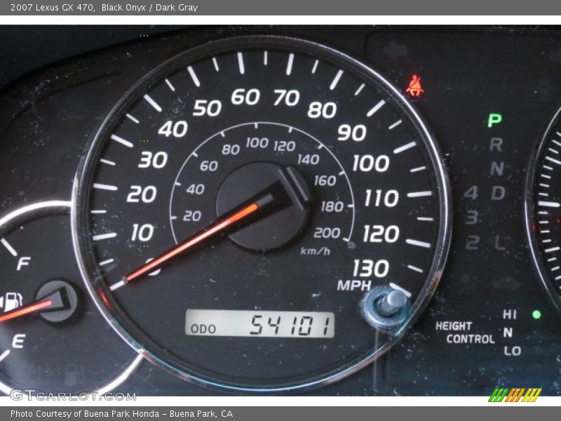 Black Onyx / Dark Gray 2007 Lexus GX 470