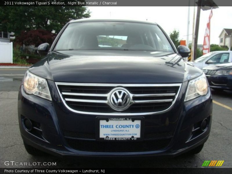 Night Blue Metallic / Charcoal 2011 Volkswagen Tiguan S 4Motion