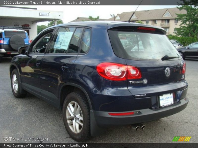 Night Blue Metallic / Charcoal 2011 Volkswagen Tiguan S 4Motion