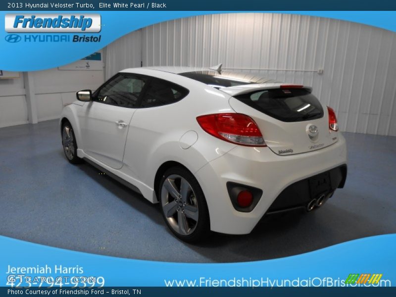 Elite White Pearl / Black 2013 Hyundai Veloster Turbo