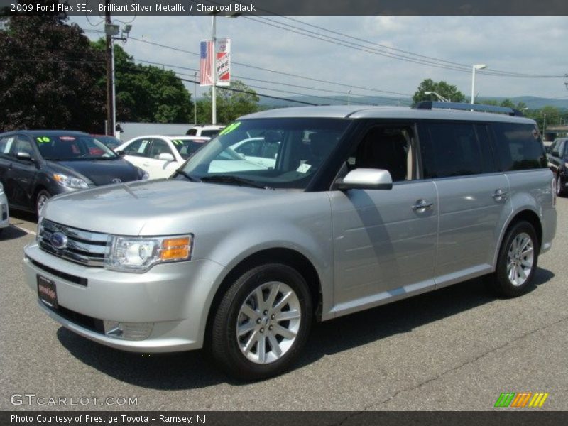 Brilliant Silver Metallic / Charcoal Black 2009 Ford Flex SEL