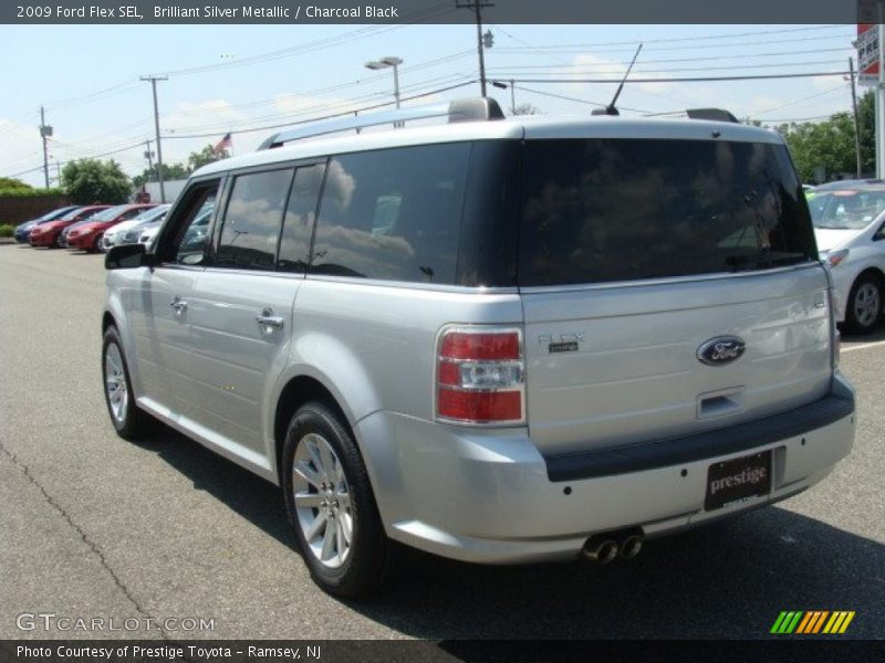Brilliant Silver Metallic / Charcoal Black 2009 Ford Flex SEL