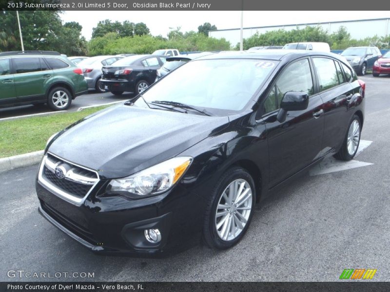 Obsidian Black Pearl / Ivory 2013 Subaru Impreza 2.0i Limited 5 Door