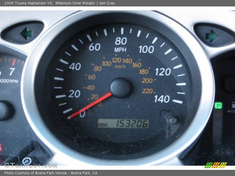 Millenium Silver Metallic / Ash Gray 2006 Toyota Highlander V6