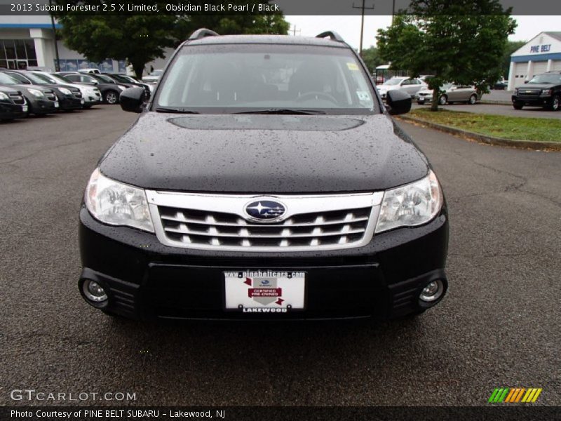 Obsidian Black Pearl / Black 2013 Subaru Forester 2.5 X Limited