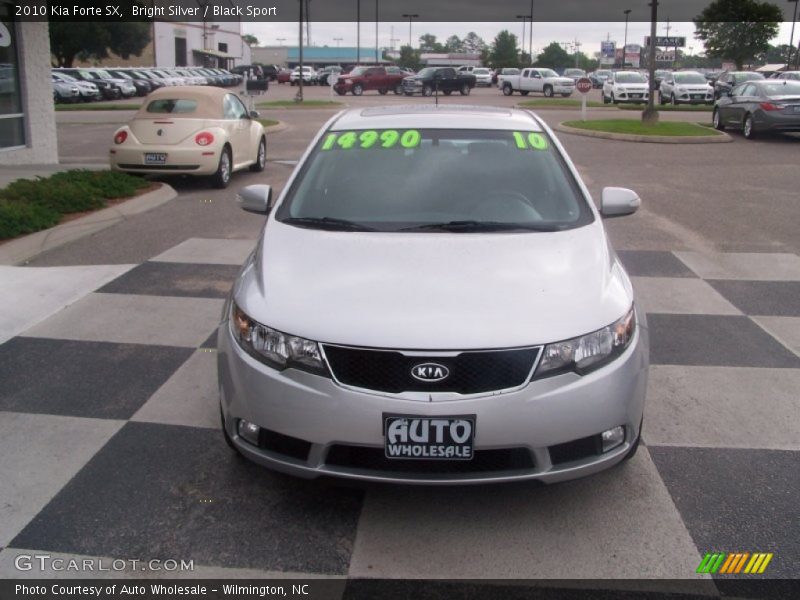 Bright Silver / Black Sport 2010 Kia Forte SX