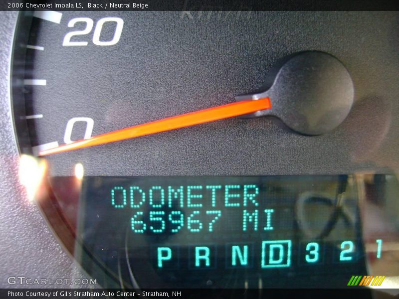 Black / Neutral Beige 2006 Chevrolet Impala LS