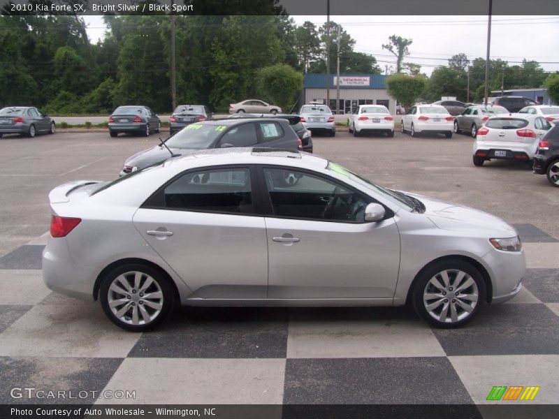 Bright Silver / Black Sport 2010 Kia Forte SX