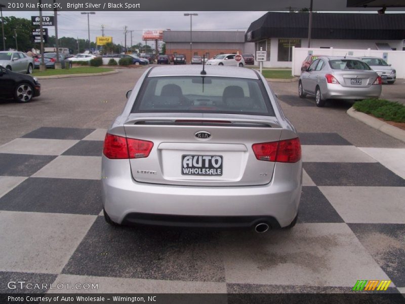 Bright Silver / Black Sport 2010 Kia Forte SX