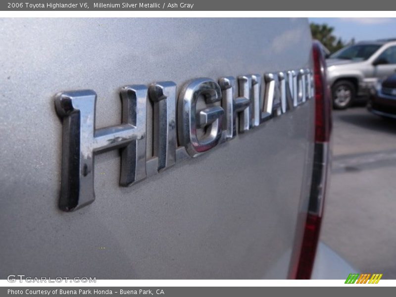 Millenium Silver Metallic / Ash Gray 2006 Toyota Highlander V6
