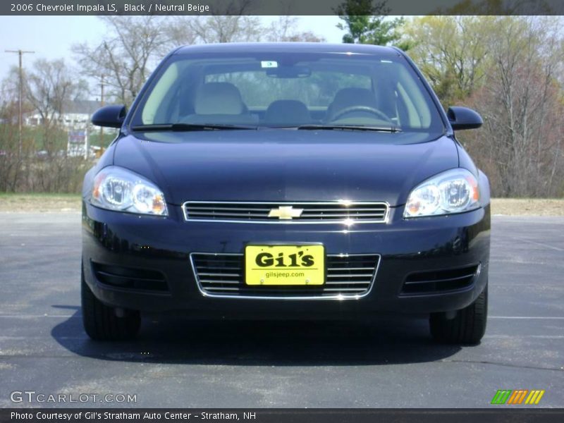 Black / Neutral Beige 2006 Chevrolet Impala LS