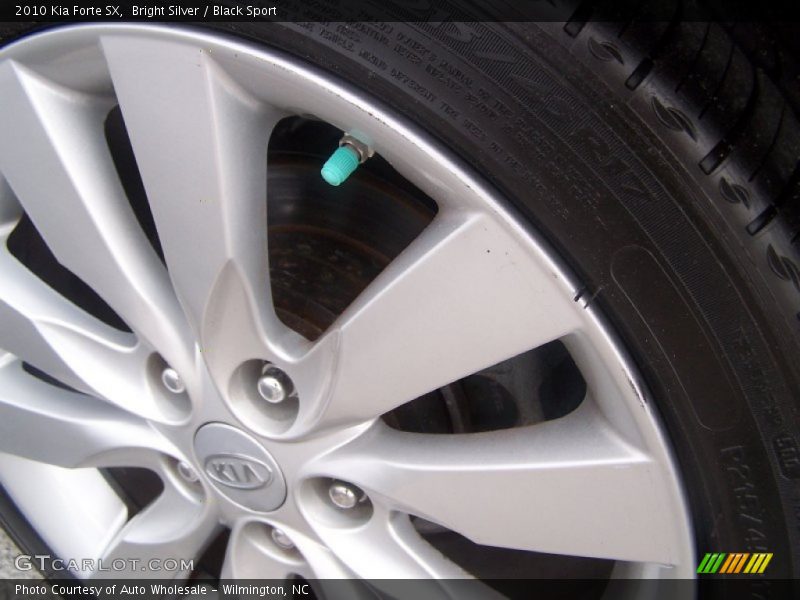 Bright Silver / Black Sport 2010 Kia Forte SX