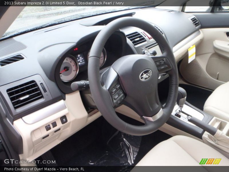 Dashboard of 2013 Impreza 2.0i Limited 5 Door