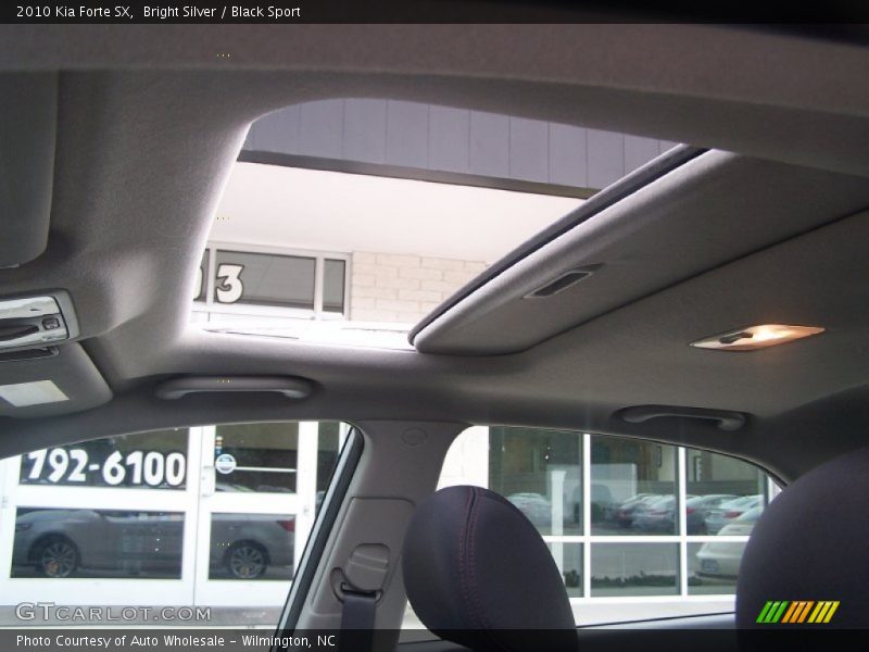 Bright Silver / Black Sport 2010 Kia Forte SX