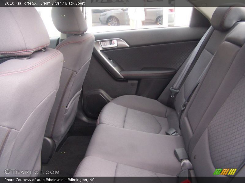 Bright Silver / Black Sport 2010 Kia Forte SX