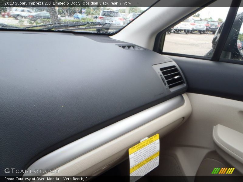 Obsidian Black Pearl / Ivory 2013 Subaru Impreza 2.0i Limited 5 Door