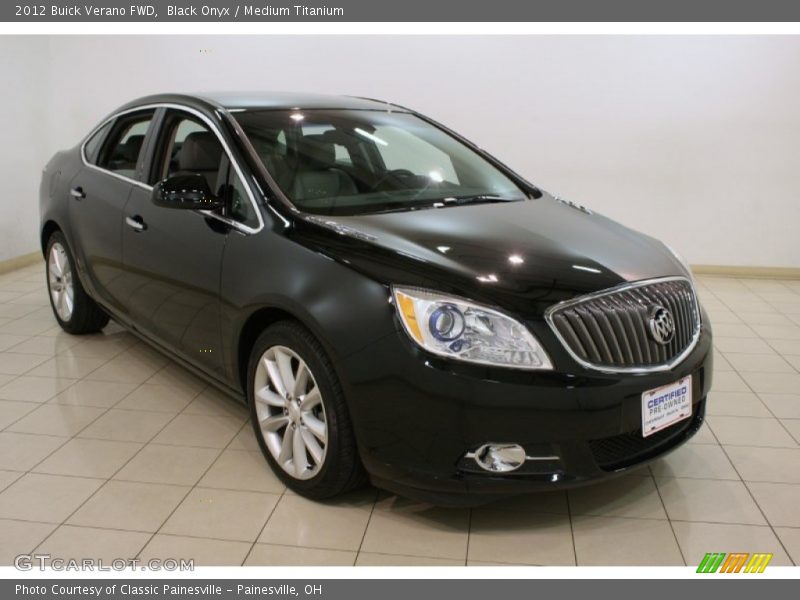 Black Onyx / Medium Titanium 2012 Buick Verano FWD