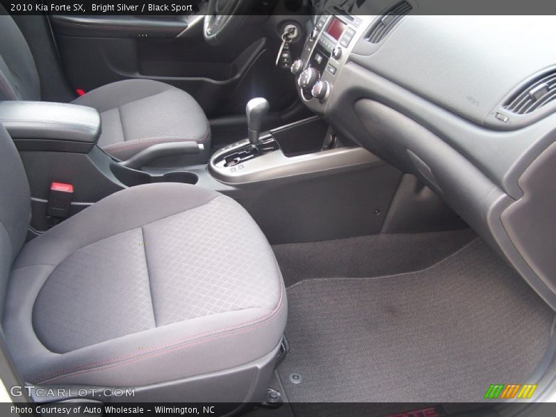 Bright Silver / Black Sport 2010 Kia Forte SX