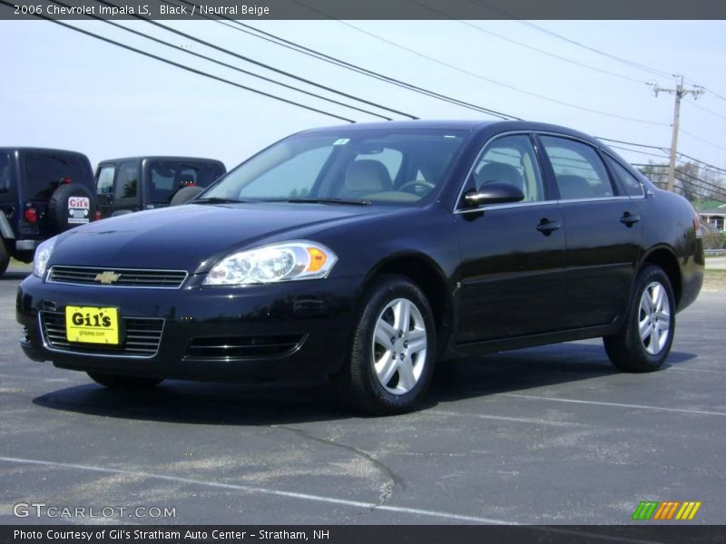 Black / Neutral Beige 2006 Chevrolet Impala LS