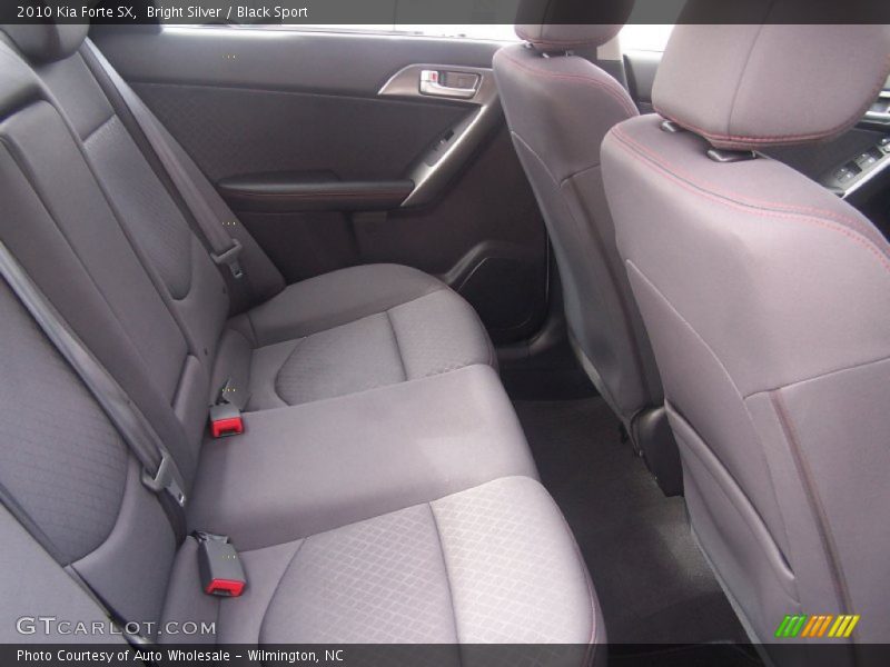Bright Silver / Black Sport 2010 Kia Forte SX