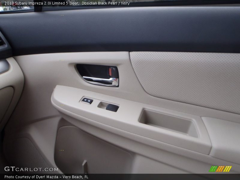 Obsidian Black Pearl / Ivory 2013 Subaru Impreza 2.0i Limited 5 Door