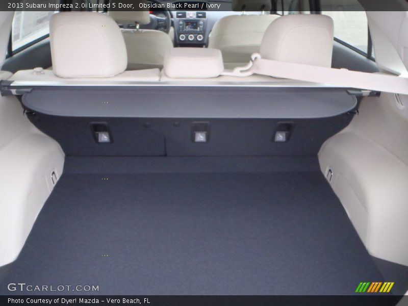 Obsidian Black Pearl / Ivory 2013 Subaru Impreza 2.0i Limited 5 Door