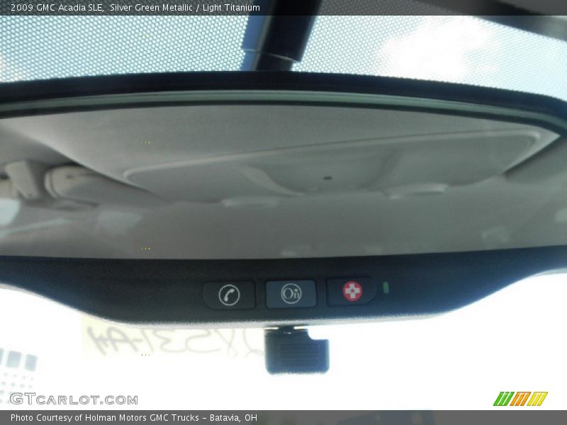 Silver Green Metallic / Light Titanium 2009 GMC Acadia SLE