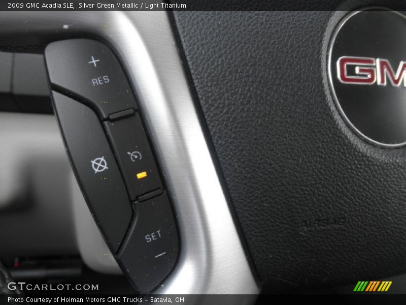 Silver Green Metallic / Light Titanium 2009 GMC Acadia SLE
