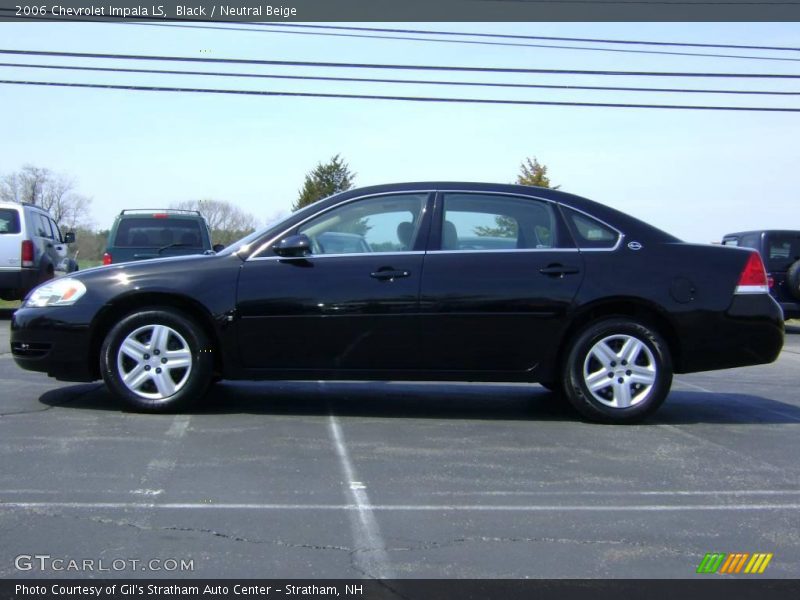 Black / Neutral Beige 2006 Chevrolet Impala LS
