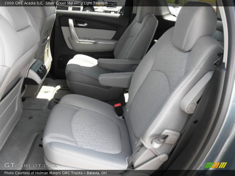 Silver Green Metallic / Light Titanium 2009 GMC Acadia SLE
