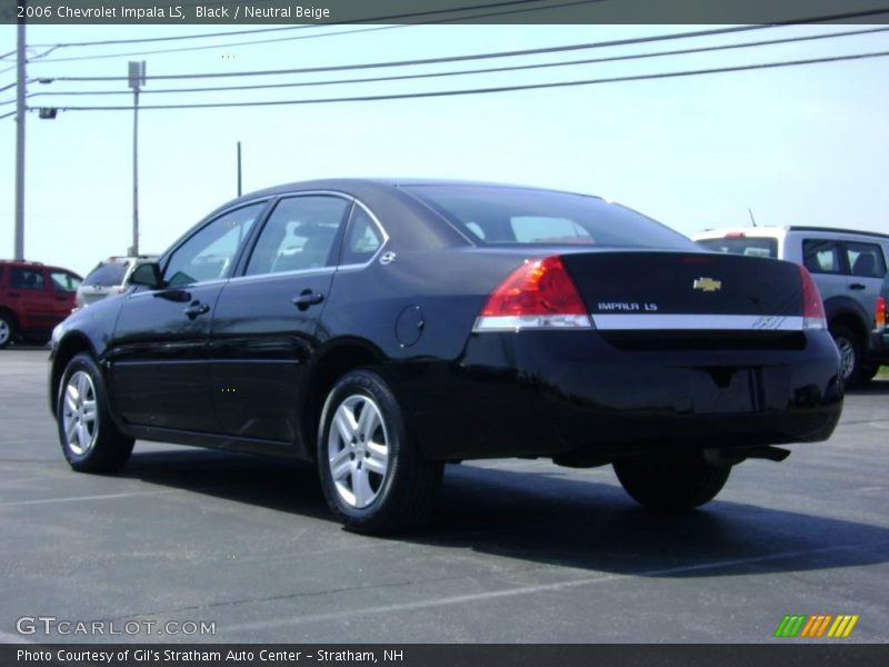 Black / Neutral Beige 2006 Chevrolet Impala LS