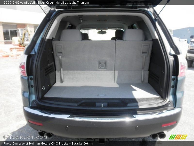 Silver Green Metallic / Light Titanium 2009 GMC Acadia SLE