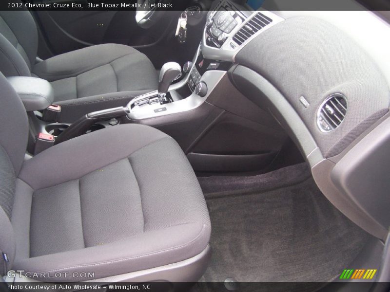 Blue Topaz Metallic / Jet Black 2012 Chevrolet Cruze Eco