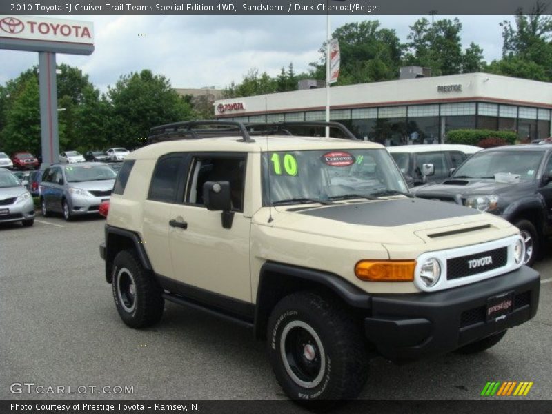 Sandstorm / Dark Charcoal/Beige 2010 Toyota FJ Cruiser Trail Teams Special Edition 4WD