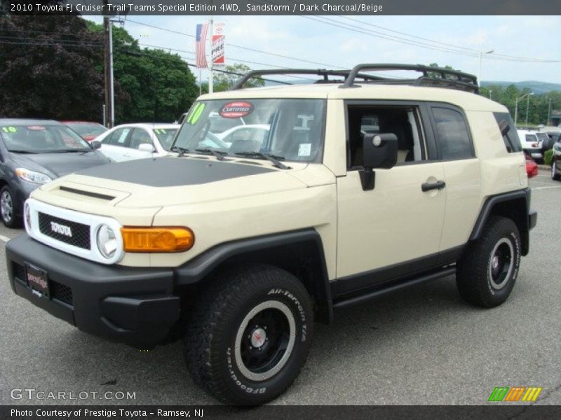 Sandstorm / Dark Charcoal/Beige 2010 Toyota FJ Cruiser Trail Teams Special Edition 4WD