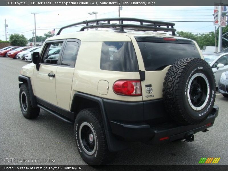 Sandstorm / Dark Charcoal/Beige 2010 Toyota FJ Cruiser Trail Teams Special Edition 4WD