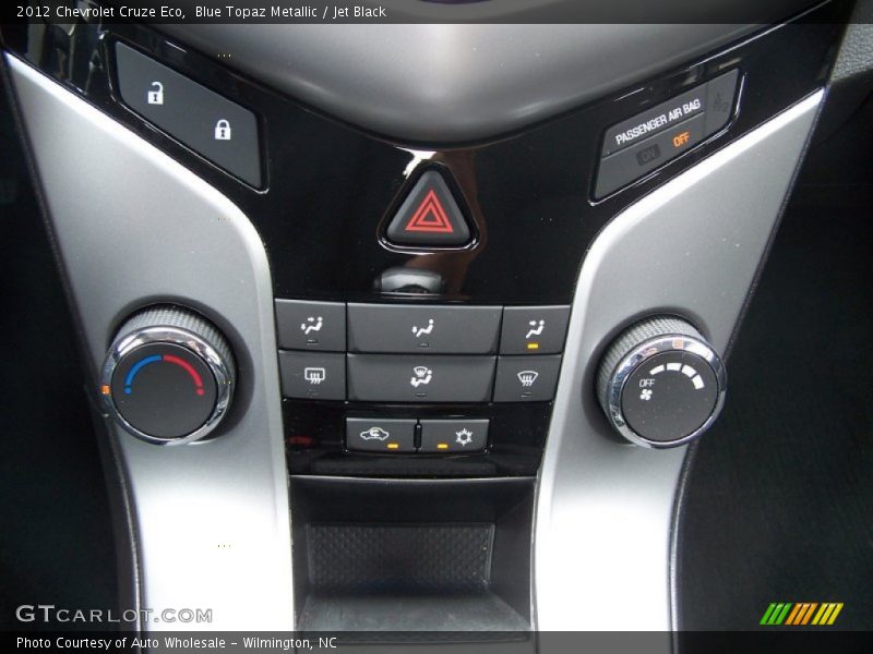 Blue Topaz Metallic / Jet Black 2012 Chevrolet Cruze Eco