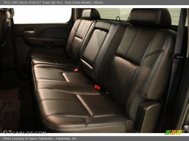 Gray Green Metallic / Ebony 2011 GMC Sierra 1500 SLT Crew Cab 4x4