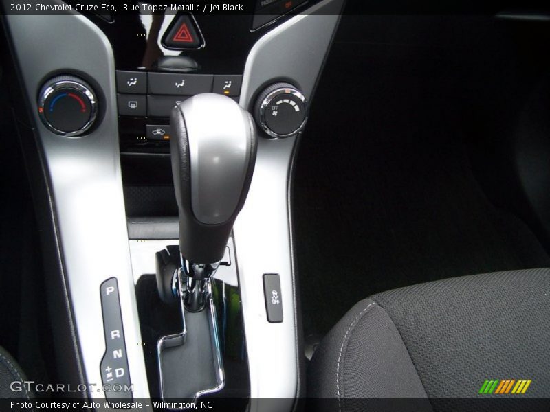 Blue Topaz Metallic / Jet Black 2012 Chevrolet Cruze Eco