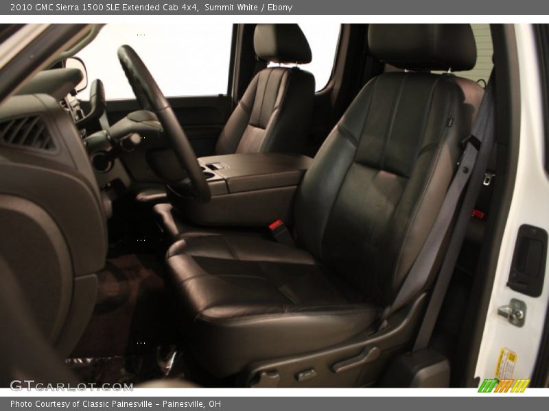 Summit White / Ebony 2010 GMC Sierra 1500 SLE Extended Cab 4x4