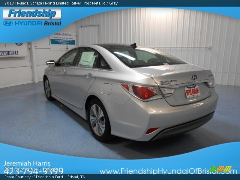 Silver Frost Metallic / Gray 2013 Hyundai Sonata Hybrid Limited