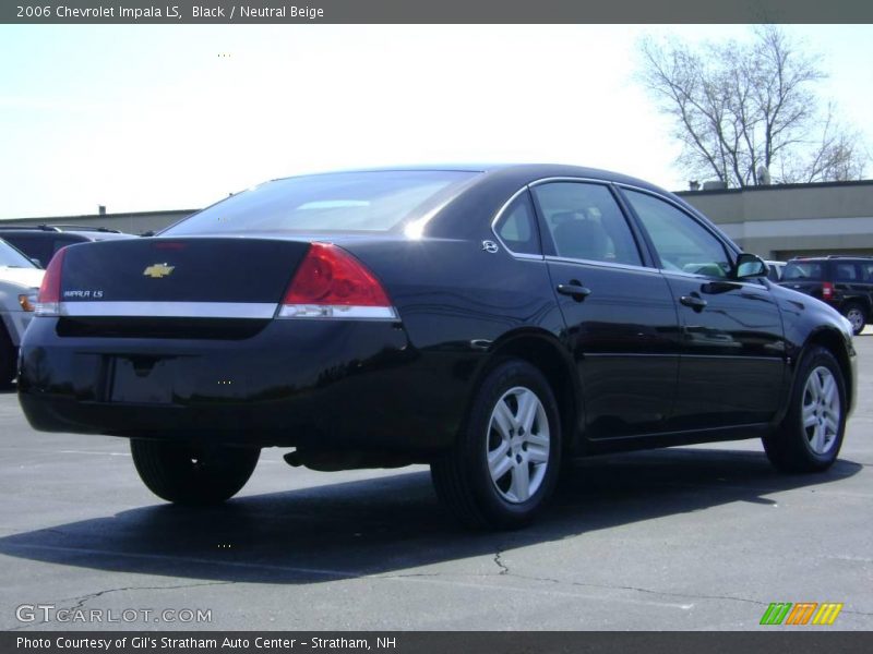 Black / Neutral Beige 2006 Chevrolet Impala LS