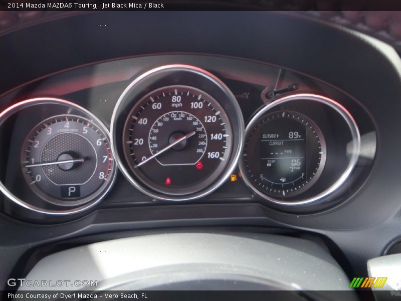 Jet Black Mica / Black 2014 Mazda MAZDA6 Touring