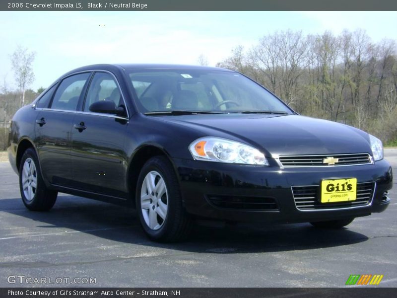 Black / Neutral Beige 2006 Chevrolet Impala LS