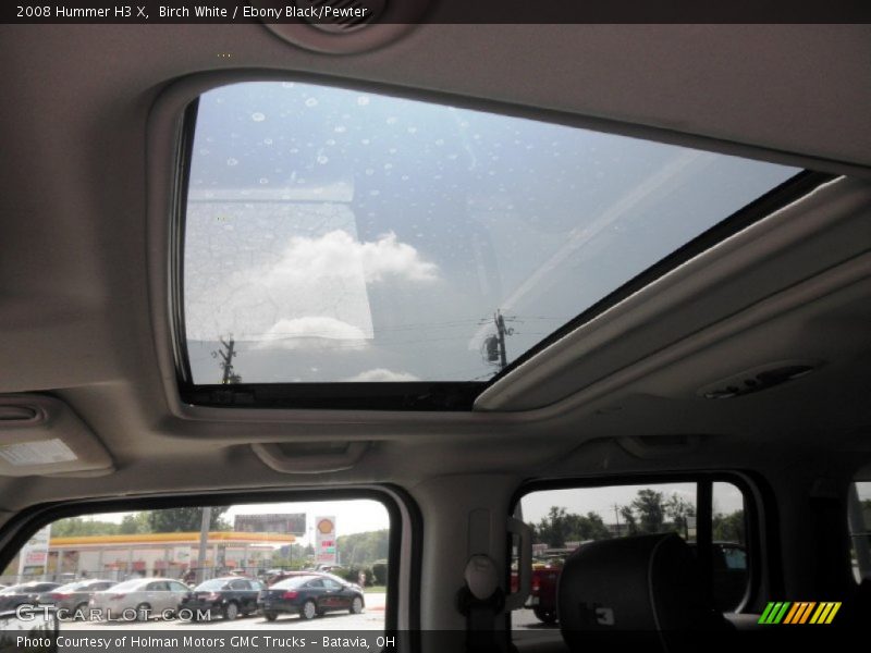 Birch White / Ebony Black/Pewter 2008 Hummer H3 X