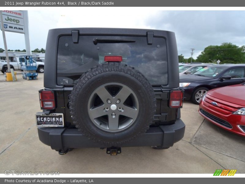 Black / Black/Dark Saddle 2011 Jeep Wrangler Rubicon 4x4